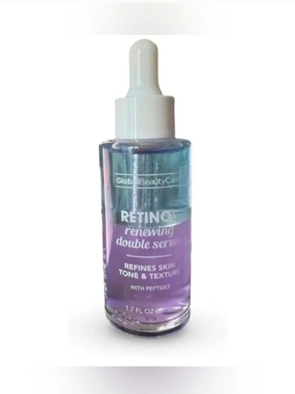 Global Beauty Care Retinol Double Serum 1.7fl Oz BNIB Refines Tone & Texture